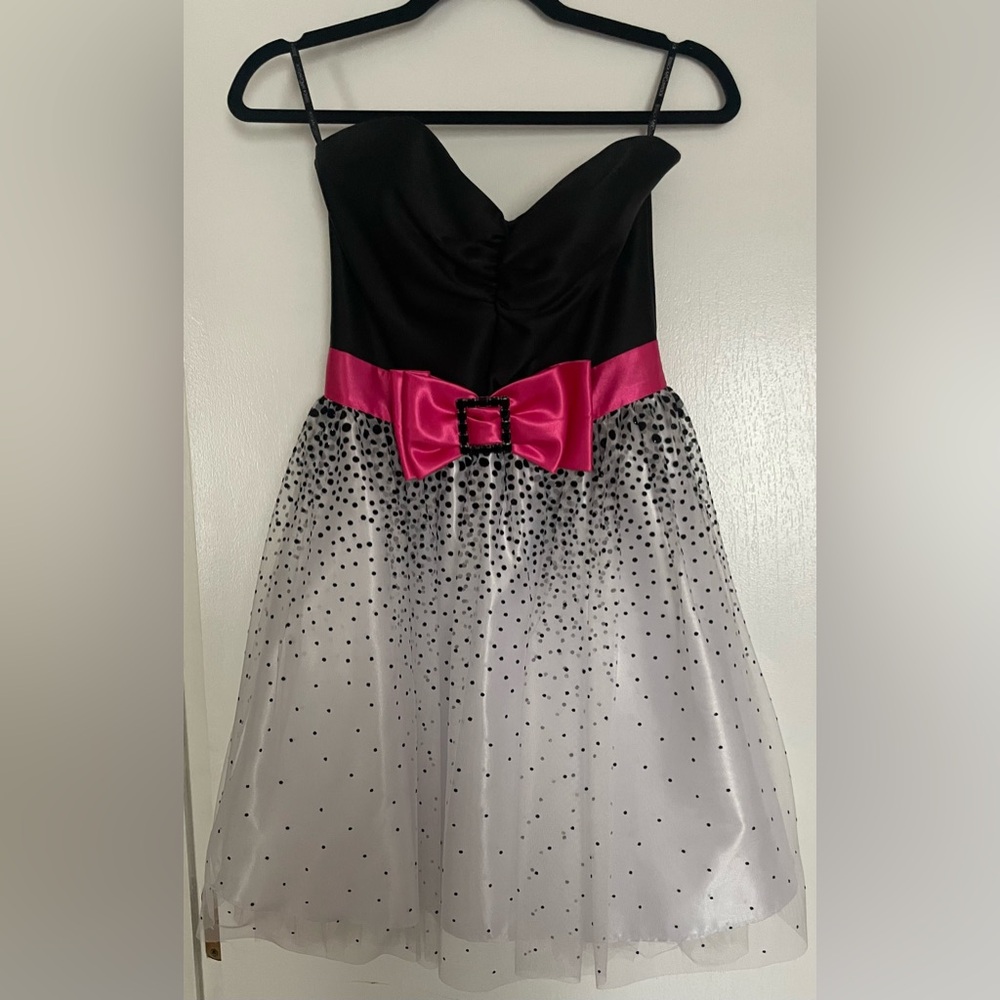 Vintage Jessica Mcclintock X Gunne Sax Strapless Mini Dress